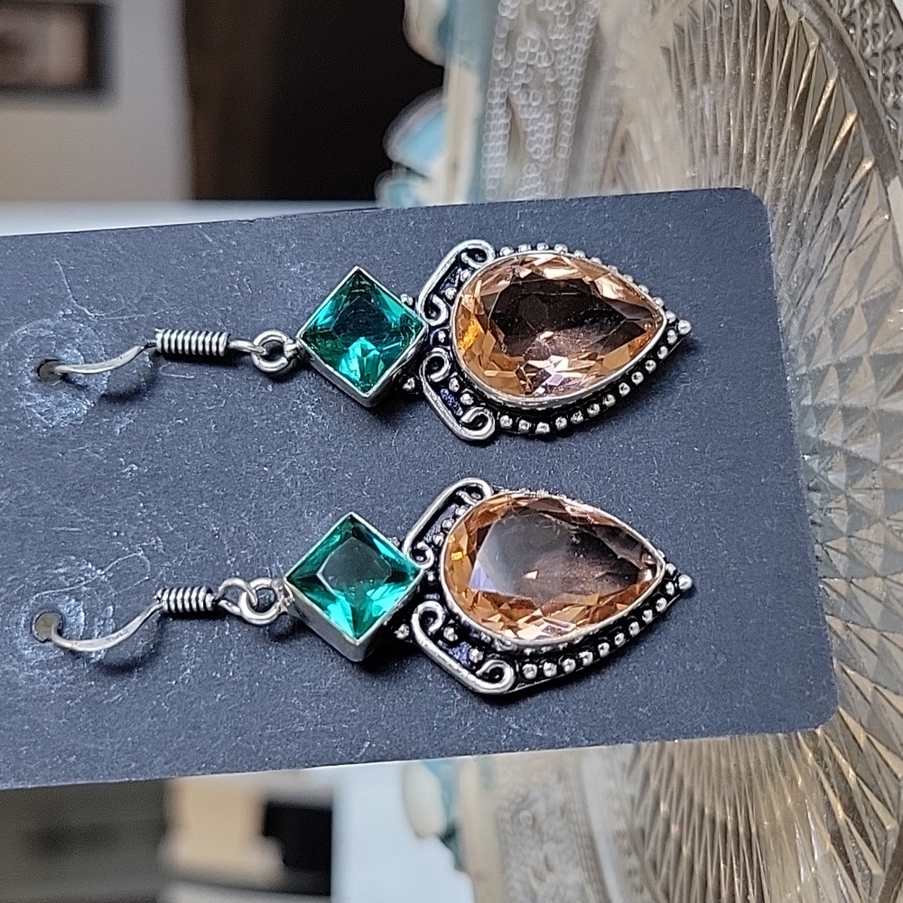Beautiful Gemstone Earrings from Anthropology!